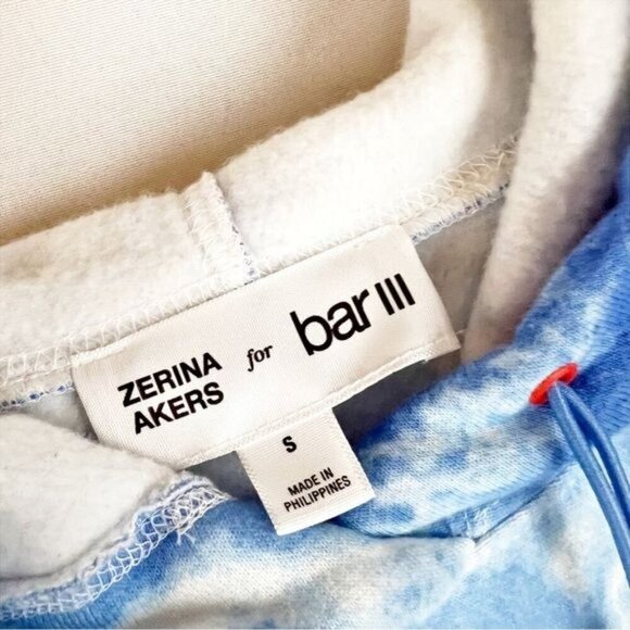 Zerina Akers for Bar III Tie Dye Hoodie Sweatshirt S Angelcore Dreamcore Retro - Picture 4 of 7